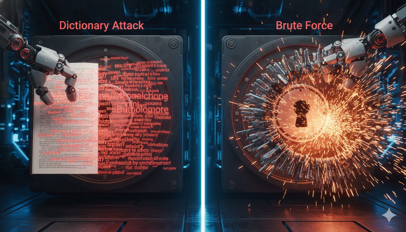Dictionary Attacks vs. Brute Force: Understanding the Difference